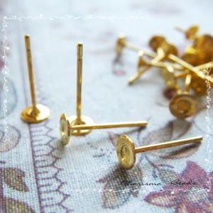 48pcs/24 Pairs Earstud Components -earring Posts-..