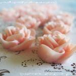 36 Resin Roses Cabochons Flower Accessory..