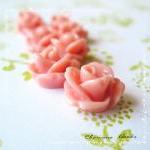 30 Resin Mini Roses Mum Flower Cabochons Accessory..